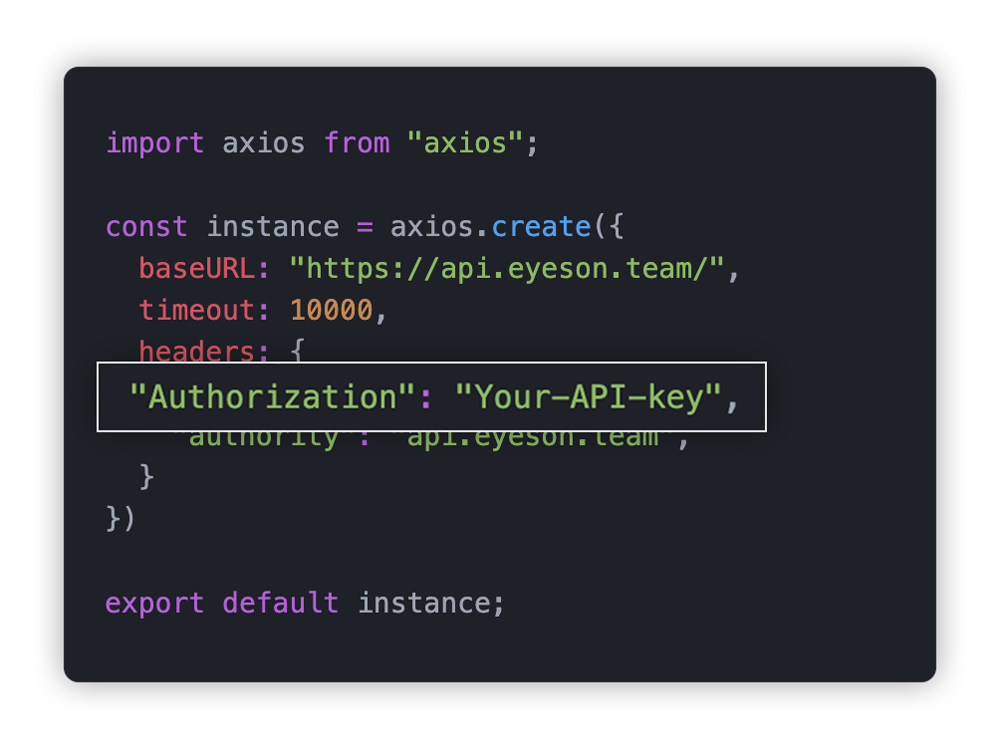 Trembit code example for Eyeson