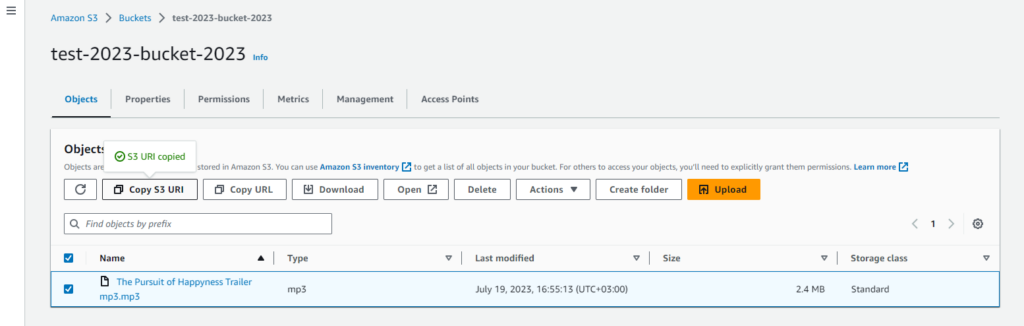 translate audio into text with Amazon “AWS Transcribe”, image 13