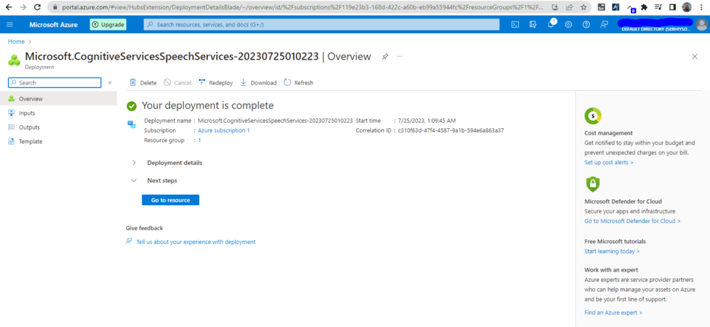 How to translate audio into text with "Speech-to-Text" by Microsoft Azure, image 7