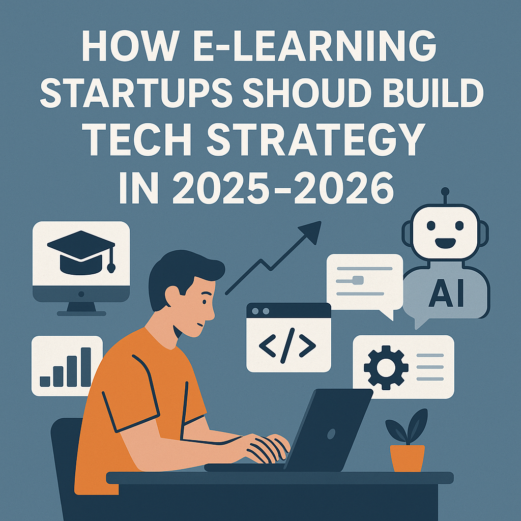 From Idea to Impact: How E-Learning Startups Should Build Their Tech Strategy in 2025–2026