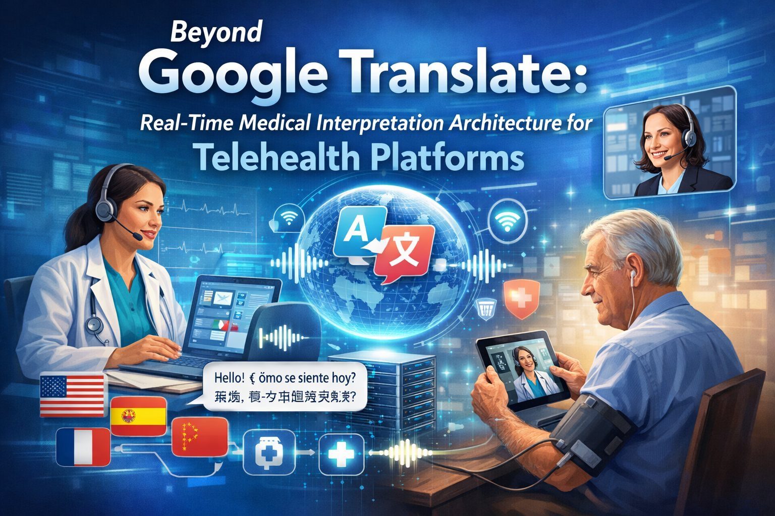 Beyond Google Translate: Real-Time Medical Interpretation Architecture for Telehealth Platforms